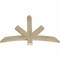 Ekena Millwork Alberta Rough Sawn Timber Gable Bracket, Douglas Fir, 48"W x 32"H x 2"D x 4"F, 16/12 Pitch GBW048X32X0204ALB00RDF - alternate 3